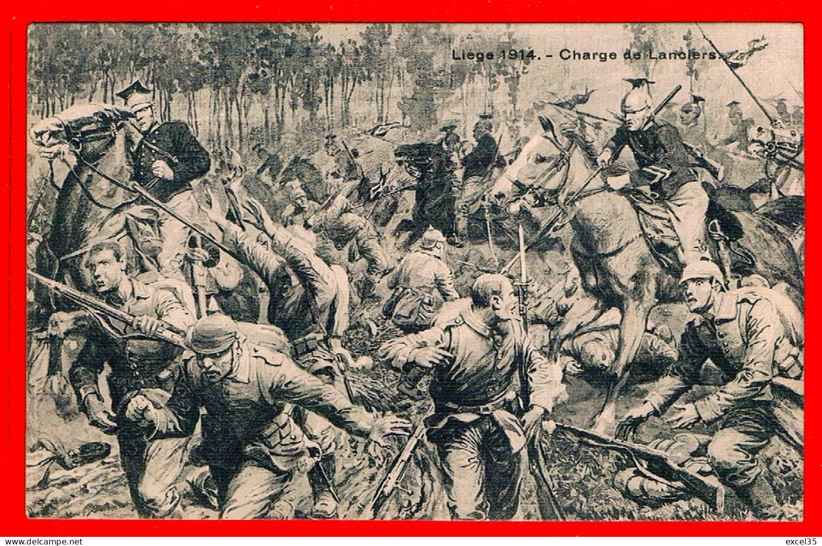 11 CPA TGP NV - BELGIQUE YSER 1914 - Taube Abattue, Train Blindé, Inondation, Etc... LIEGE - DIXMUDE - HAELEN - LA PANNE - Verzamelingen & Kavels