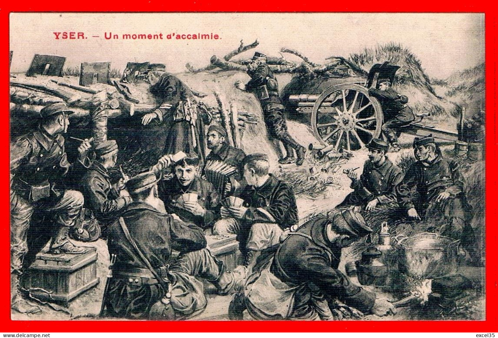 11 CPA TGP NV - BELGIQUE YSER 1914 - Taube abattue, Train blindé, Inondation, etc... LIEGE - DIXMUDE - HAELEN - LA PANNE