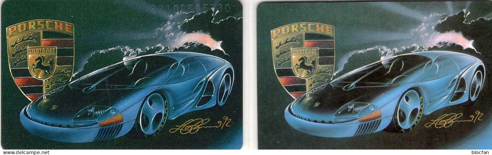 Porsche TK S 72/1992 ** 25€ + Dummy 1.000 Exempl. Entwurf Professor Colani Italy Mit Kunst/Technik TC Cars Of Phonecards - Voitures