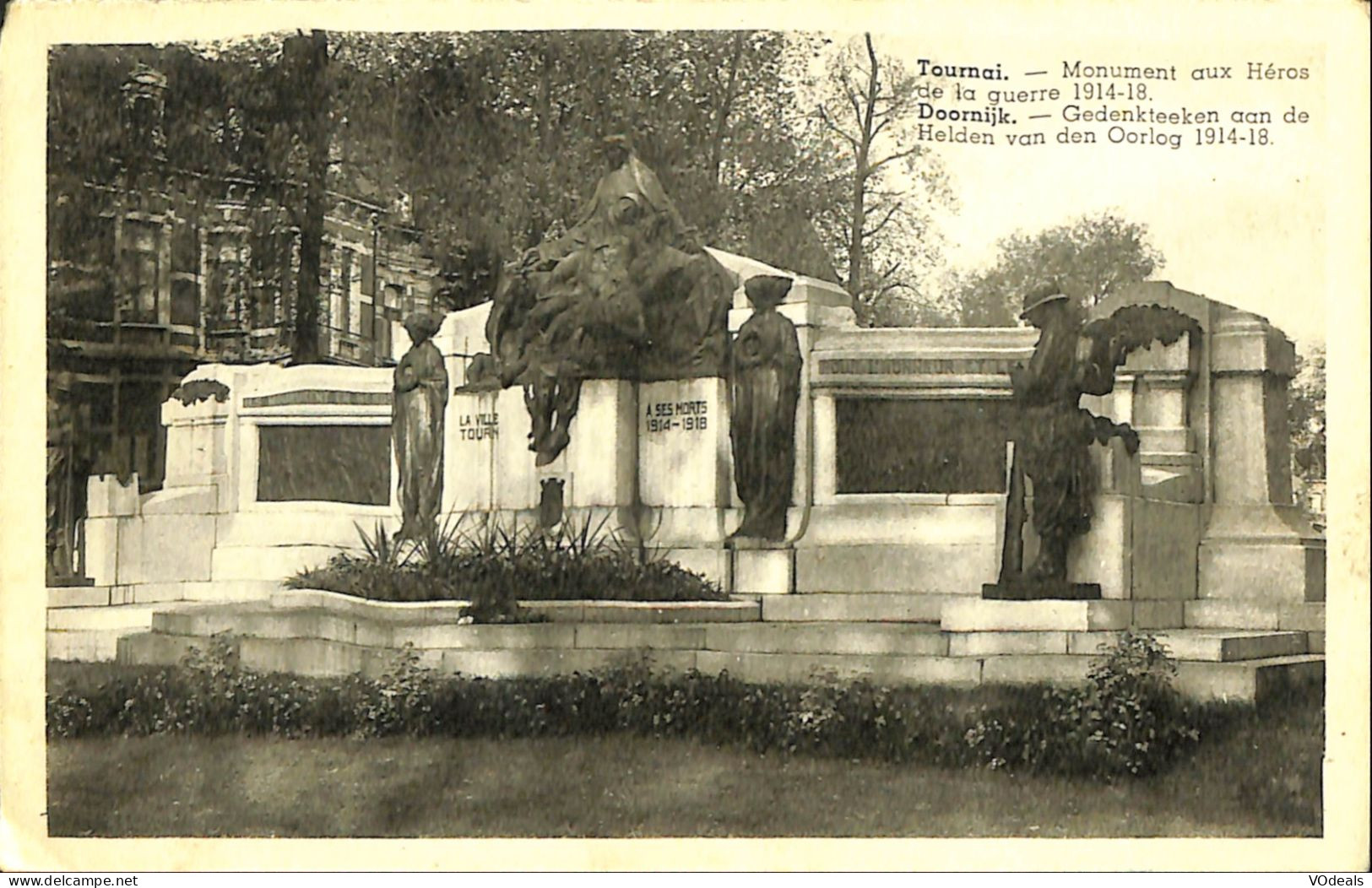 Belgique - Hainaut - Tournai - Monument Aux Héros De La Guerre 1914-18 - Tournai