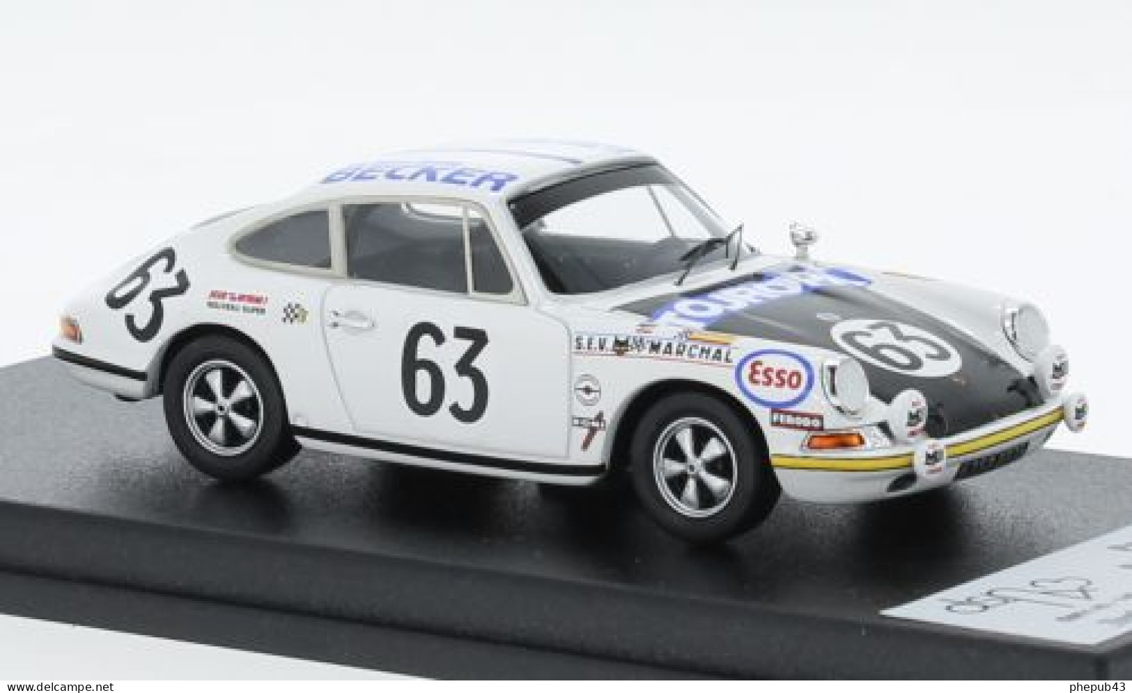 Porsche 911 T/R - 24h Le Mans 1969 #63 - R. Mazzia/P. Mauroy - Troféu - Trofeu