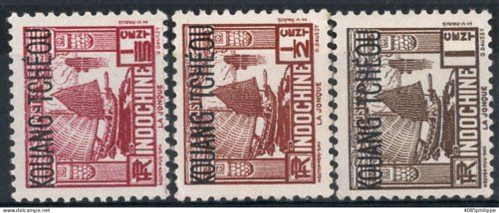 KOUANG TCHEOU Timbres-poste  N°98**, 100** & 102** Neufs Sans Charnières TB Cote : 2.00€ - Nuovi