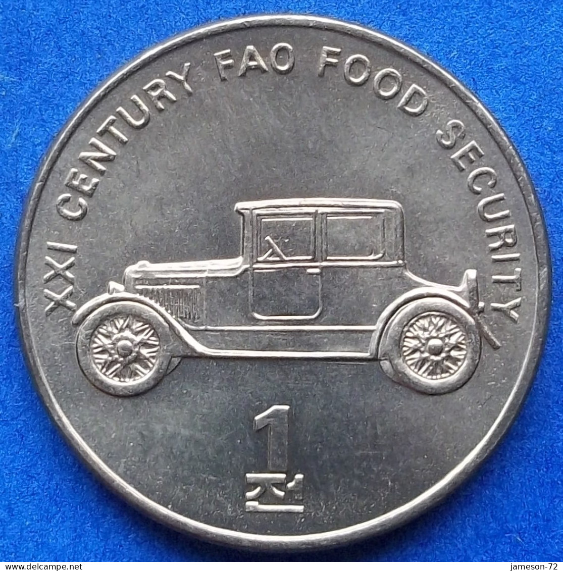 NORTH KOREA - 1 Chon 2002 "Antique Automobile" KM# 196 Democratic Peoples Republic (1948) - Edelweiss Coins - Corea Del Norte