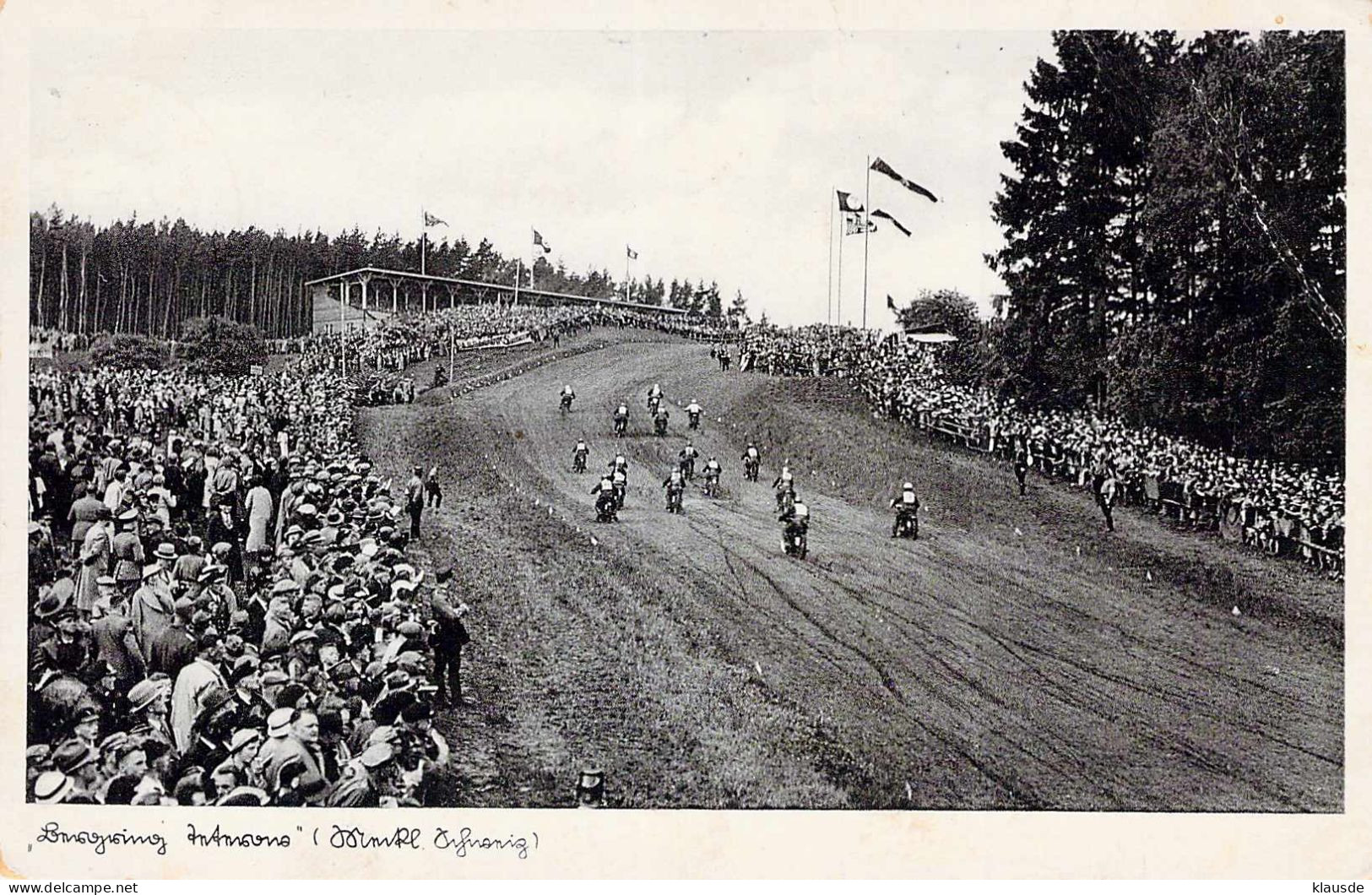 Teterow - Einzige Gras-Berg-Rennbahn Für Motorräder Gel.193? - Teterow