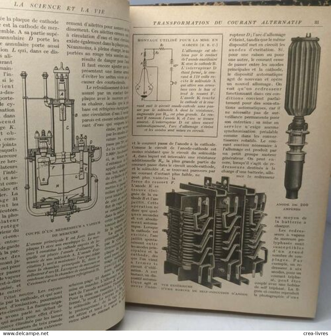 La Science Et La Vie - TOME XXIII Janvier à Juin 1923 (n°67 à 72) - Sciences