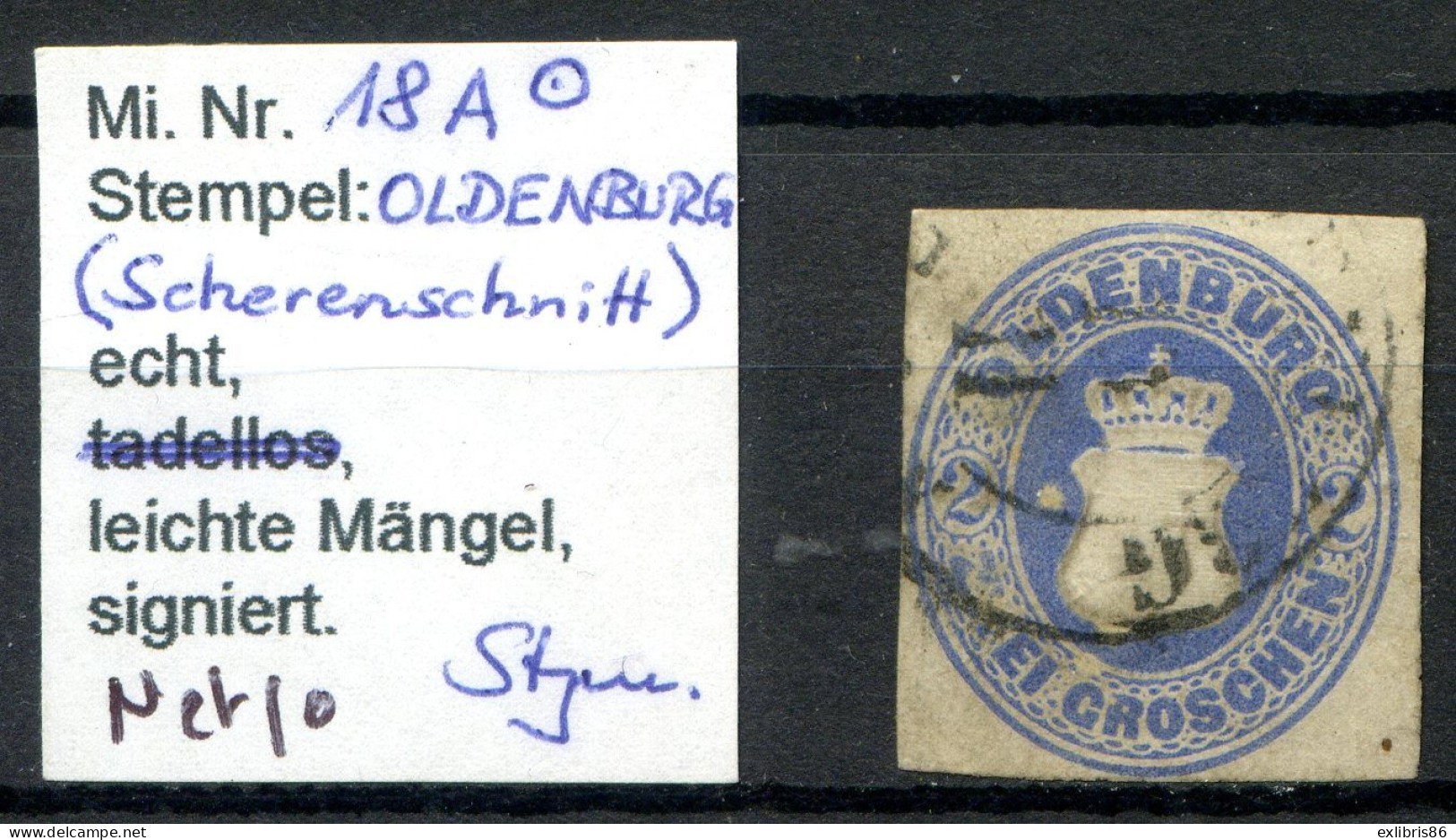 071123  ANCIEN ETAT ALLEMAND  OLDENBURG  N° 18A - Oldenburg