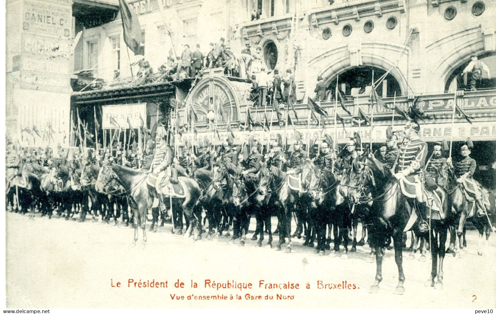 Bruxelles    Le Président De La République Française à Bruxelles (Gare Du Nord) - Festivals, Events