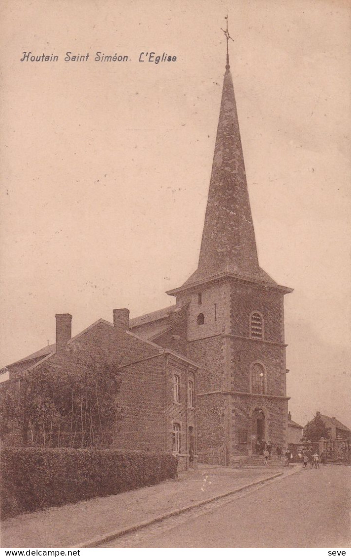 HOUTAIN-SAINT-SIMEON OUPEYE L'église Carte Non Voyagée - Oupeye