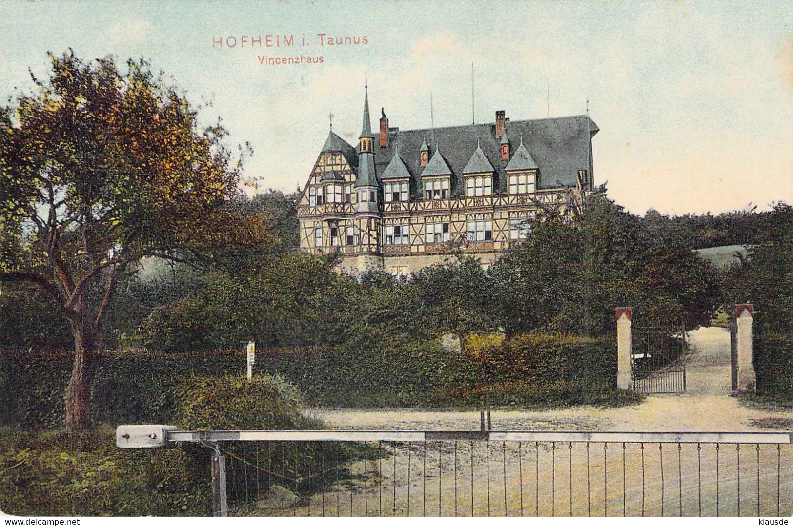 Hofheim I.Taunus - Vincenshaus Gel.1910 - Hofheim