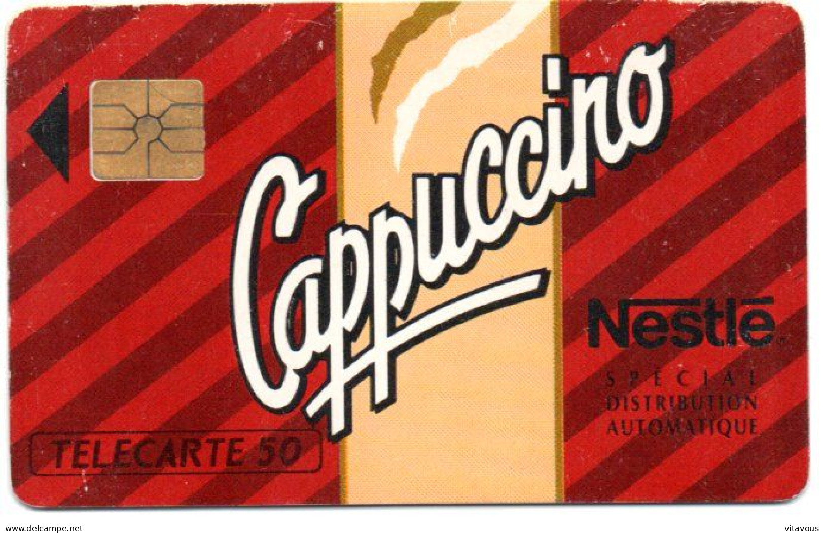 EN 242 CAPPUCCINO NESTLE Café Télécarte FRANCE 50 Unités Phonecard  (F 445) - 50 Units