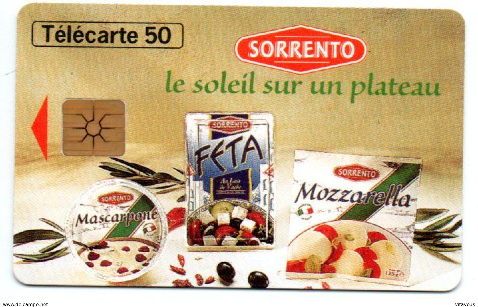 EN 1411 SORRENTO  Mascarpon Fromage Télécarte FRANCE 50 Unités Phonecard  (F 447) - 50 Unités   