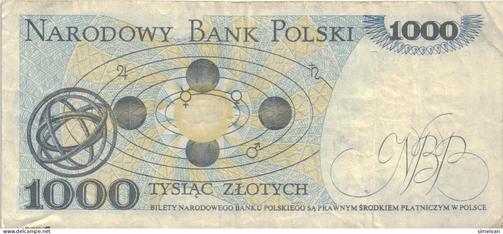 Poland 1000 Zlotych 1975 P-146a Banknote Europe Currency Pologne Polen #5315 - Pologne