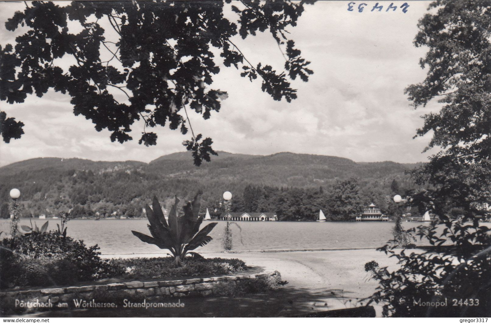 E554) PÖRTSCHACH Am Wörthersee - Kärnten - Strandpromenade  FOTO AK - Pörtschach