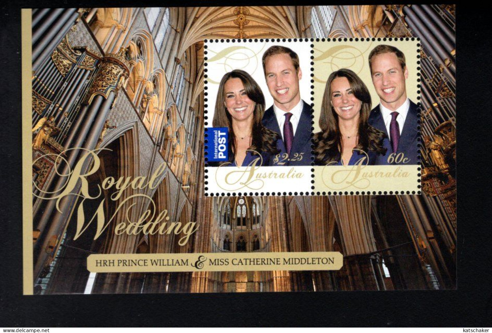 1927004061 2011 SCOTT 3448A (**) POSTFRIS MINT NEVER HINGED EINWANDFREI - WEDDING OF PRINCE WILLIAM AND CATHERINA MIDDLE - Mint Stamps