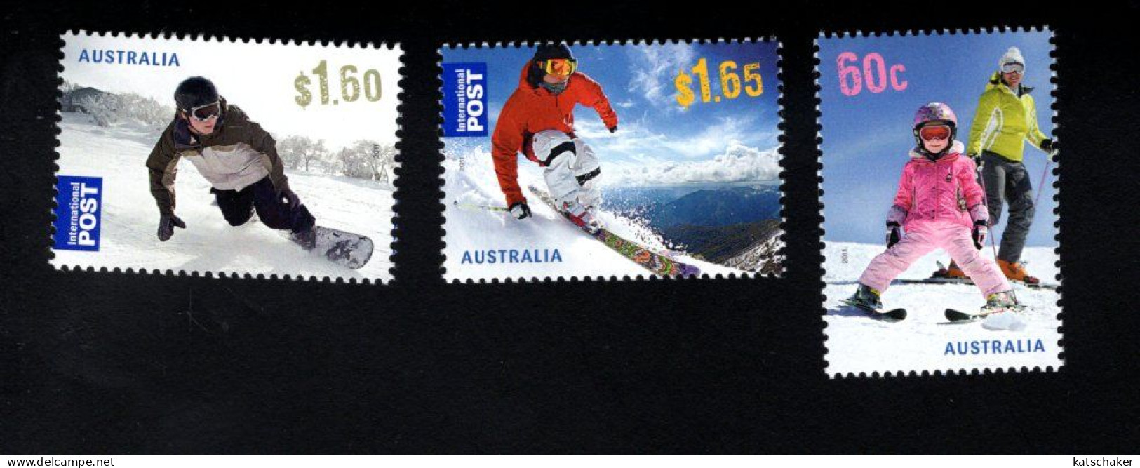 1927006776 2011 SCOTT 3553 3554 3555  (**) POSTFRIS MINT NEVER HINGED EINWANDFREI - SPORT - SKIING - Ungebraucht