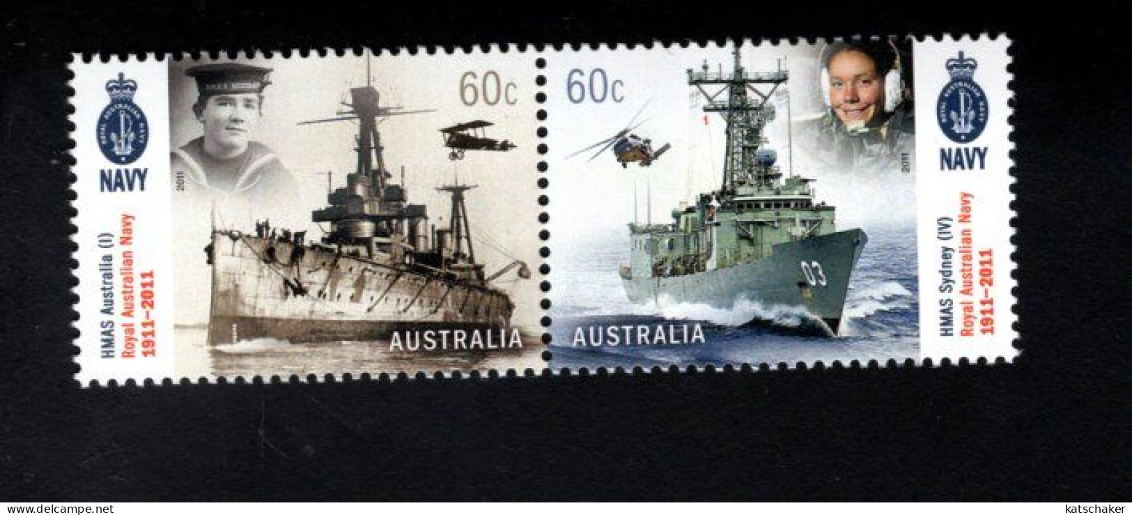 1927007934 2011 SCOTT 3529A  (**) POSTFRIS MINT NEVER HINGED EINWANDFREI - AUSTRALIAN NAVY CENT. - Mint Stamps