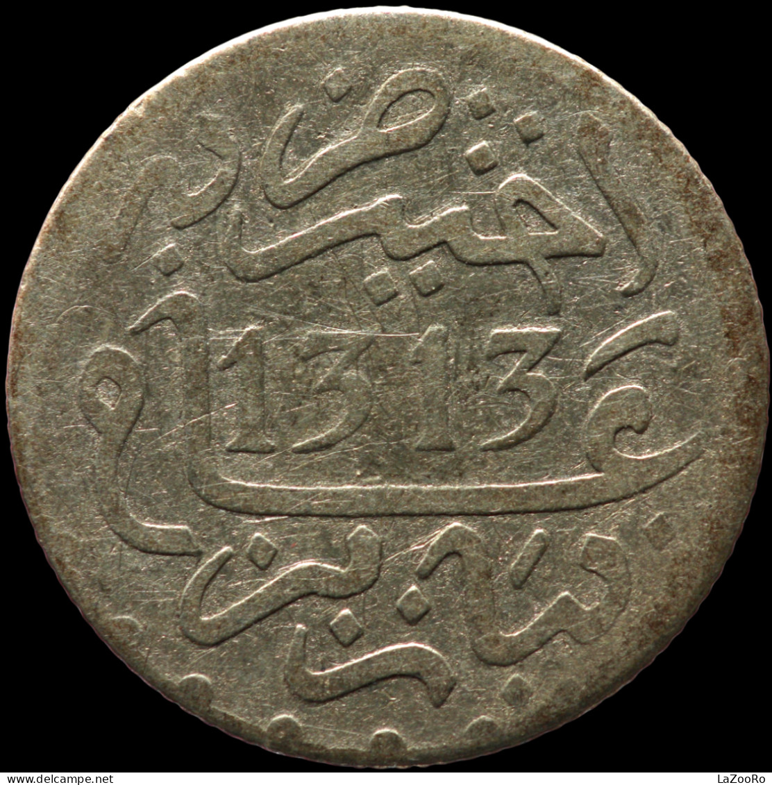 LaZooRo: Morocco 1/2 Dirham 1896 VF / XF - Silver - Maroc