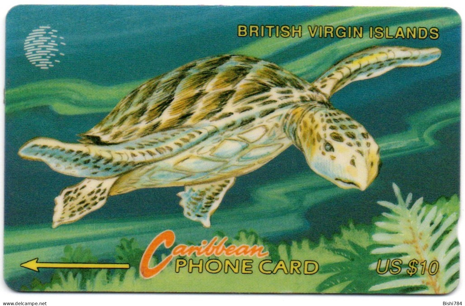 British Virgin Islands - Turtle - 19CBVC - Islas Virgenes