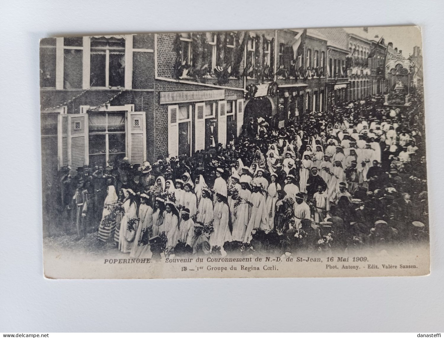 POPERINGHE SOUVENIER DU COURONNEMENT DE ND ST JEAN 16 MAI 1909 - Poperinge