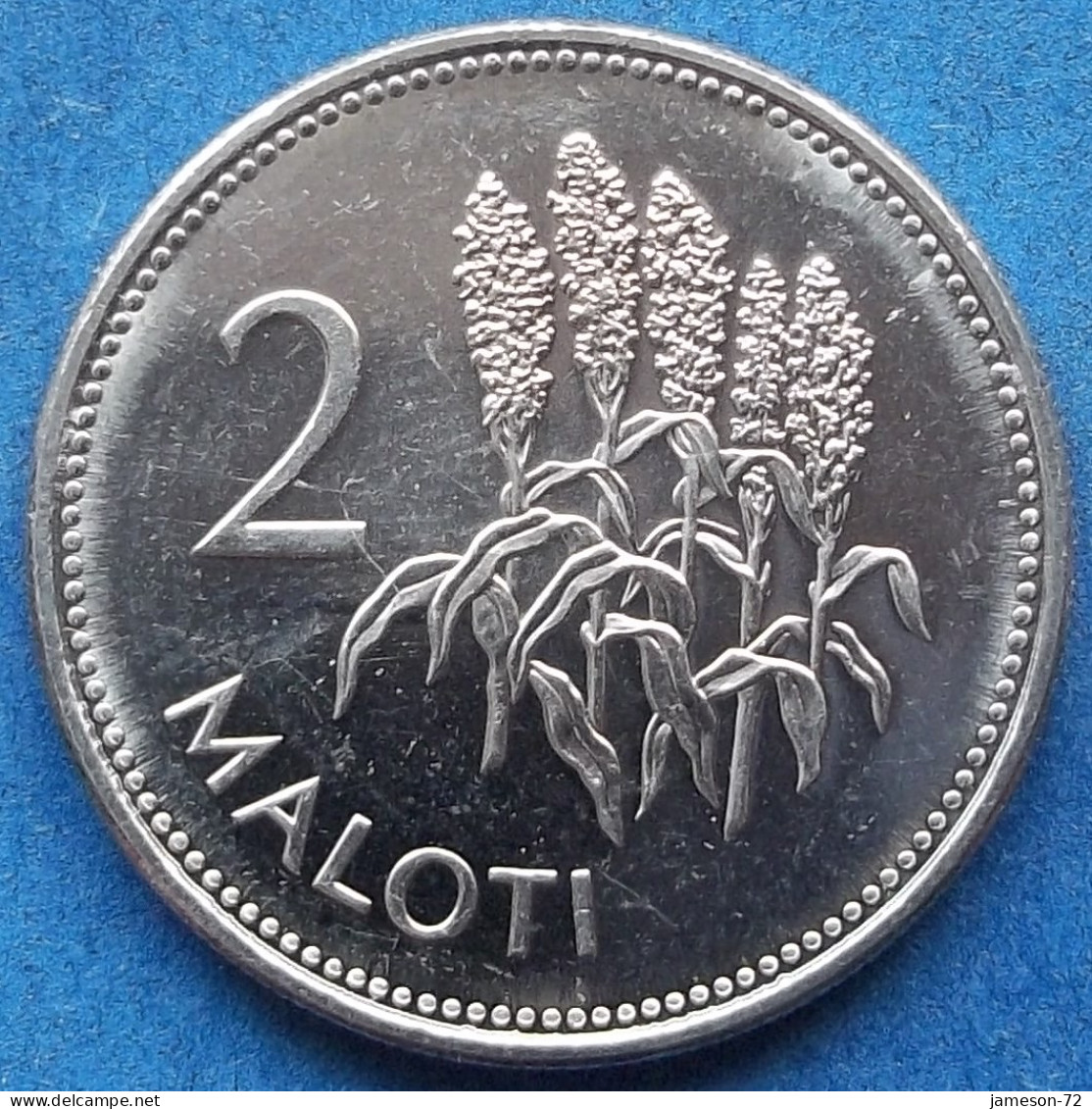 LESOTHO - 2 Maloti 1998 "Maize Plants" KM# 58 Letsie III (1996) - Edelweiss Coins - Lesotho