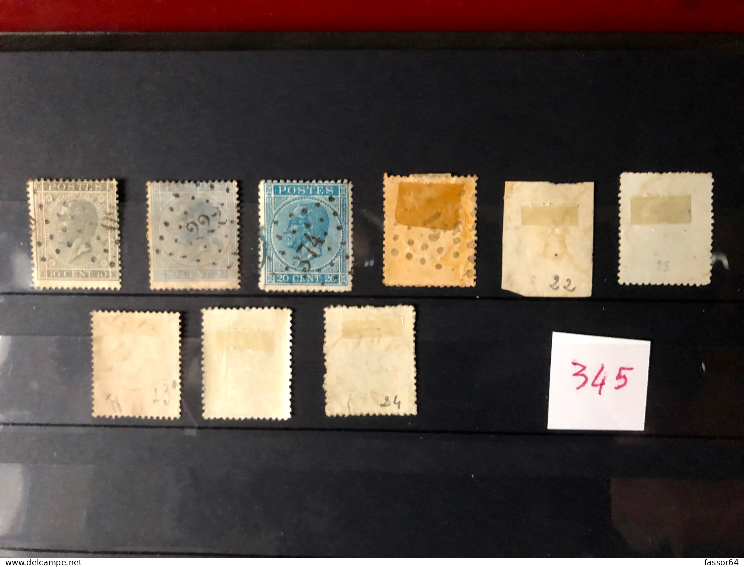 Belgique Neufs Et Oblitérés Lot 345 1965/1966 Côte + 628 Euros Leopold 1er N°22-23a-24-24a - Other & Unclassified