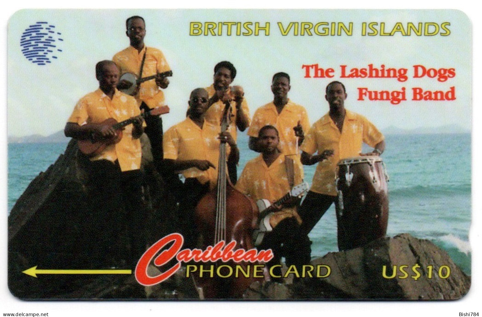 British Virgin Islands - Lashing Dog Fungi Band - 171CBVA (with Ø) - Jungferninseln (Virgin I.)