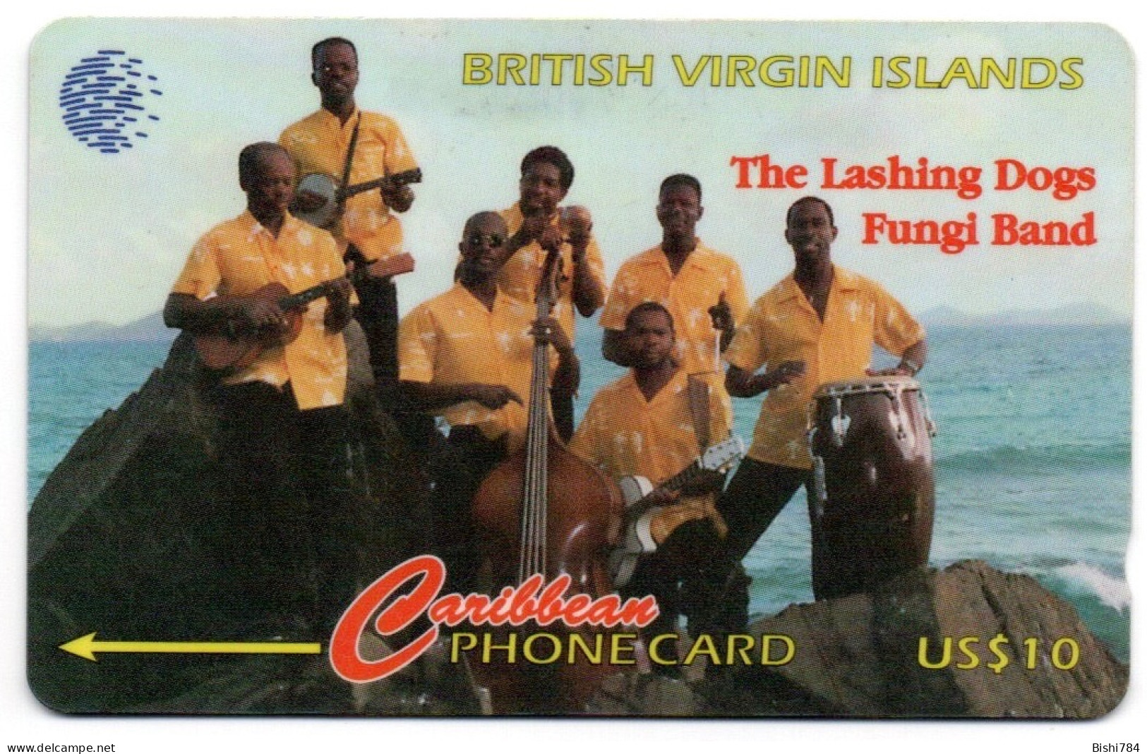 British Virgin Islands - Lashing Dog Fungi Band - 143CBVD (with Ø) - Jungferninseln (Virgin I.)