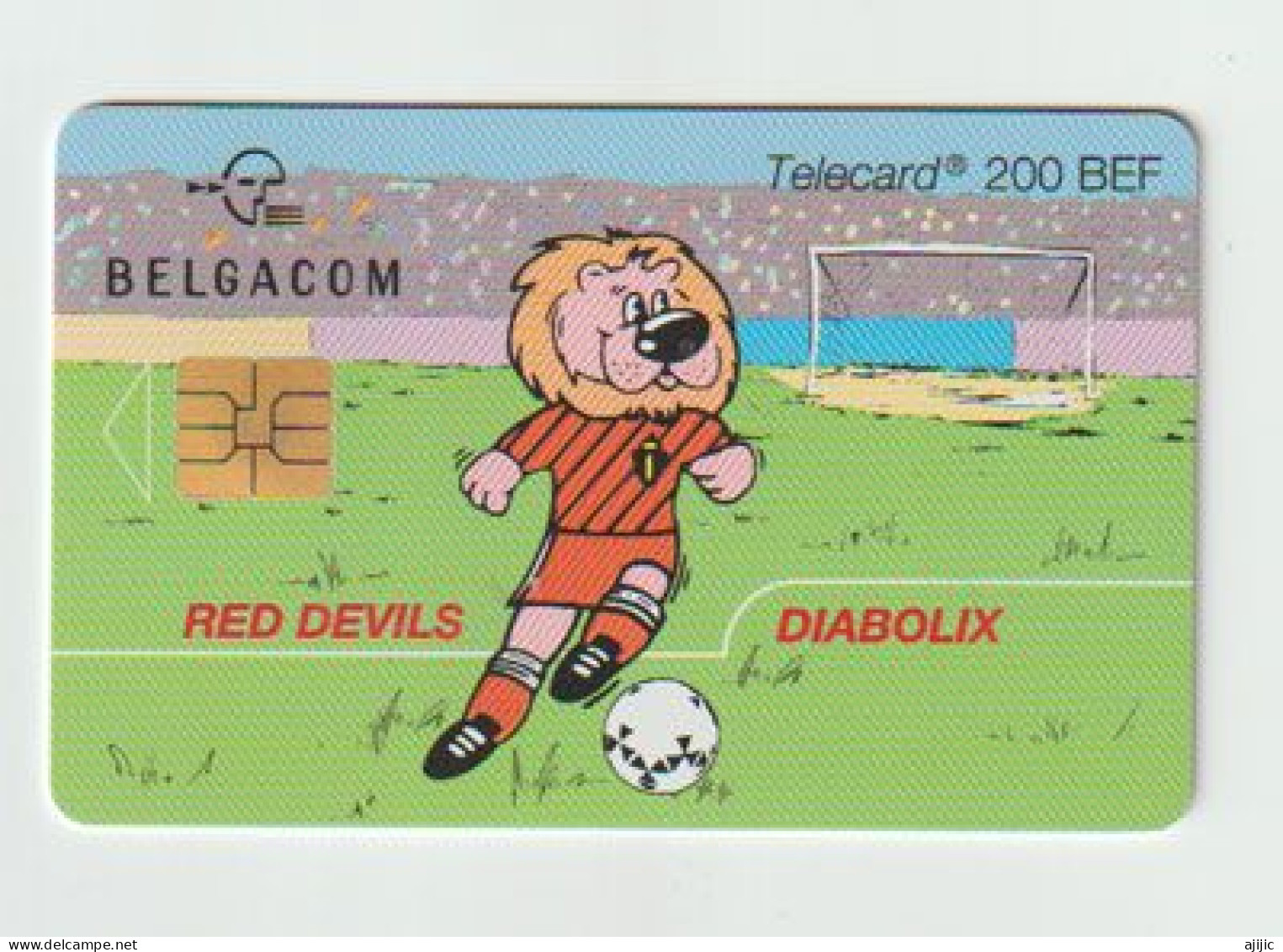 BELGIUM.BELGACOM. Belgium National Football Team RED DEVILS.  Telecard - Phonecard - Sport