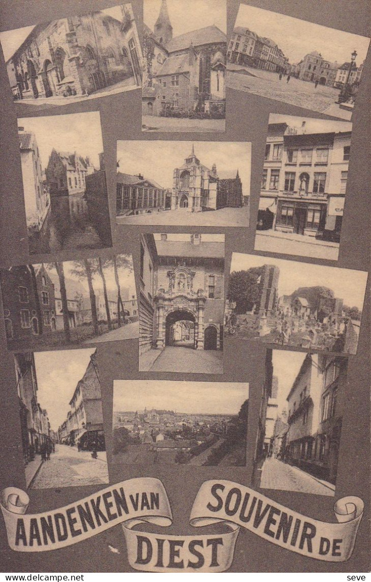 DIEST Souvenir De Diest Carte Postée Années '20 - Diest