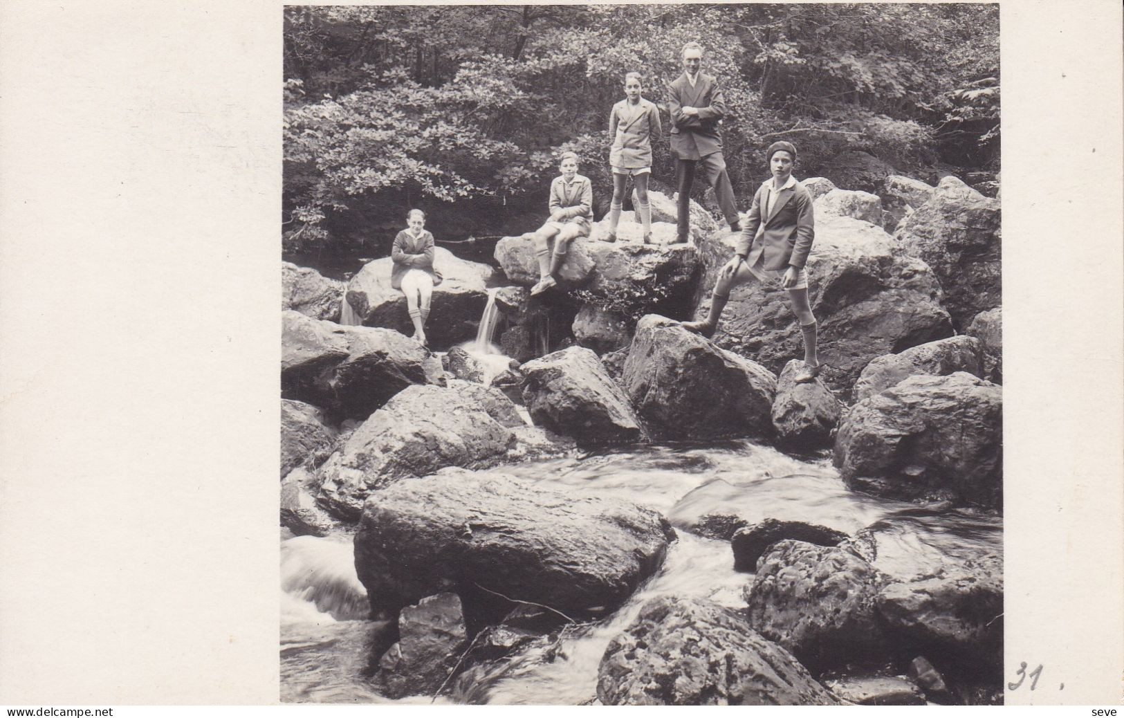 Près De HOCKAY La HOEGNE Photo Carte Animée Non Postée Août 1930 - Jalhay