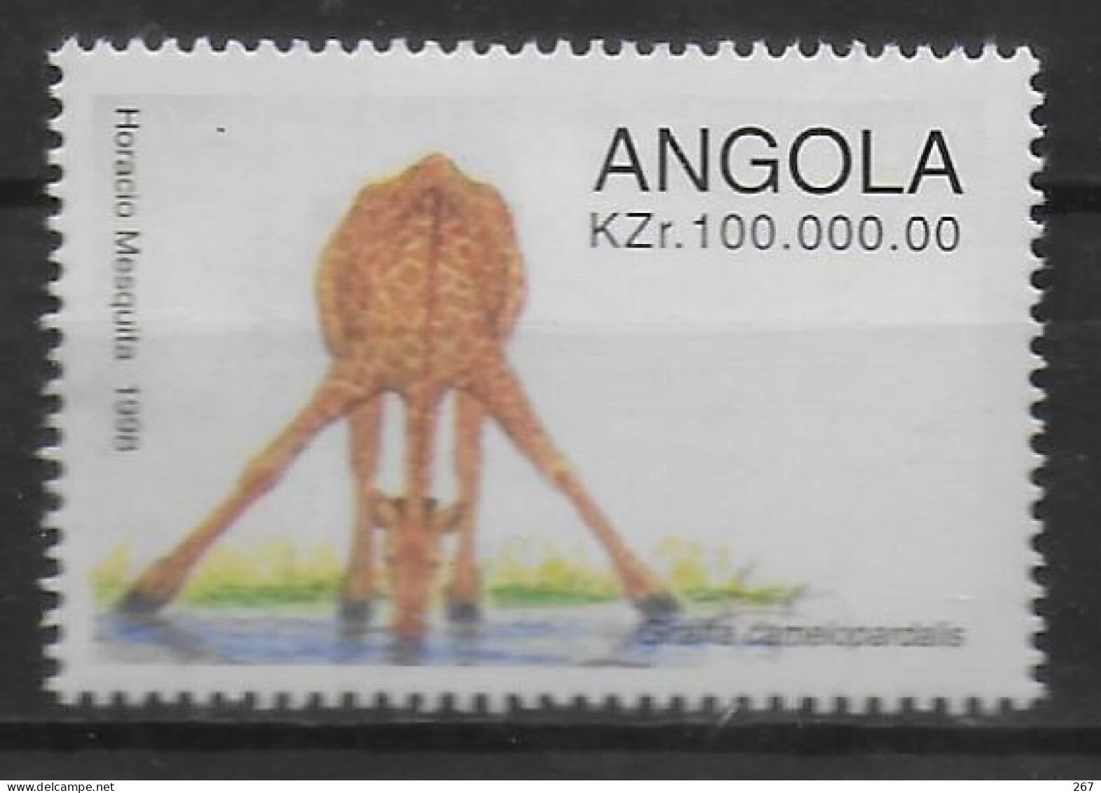 ANGOLA N° 1166 * *   Girafes - Jirafas