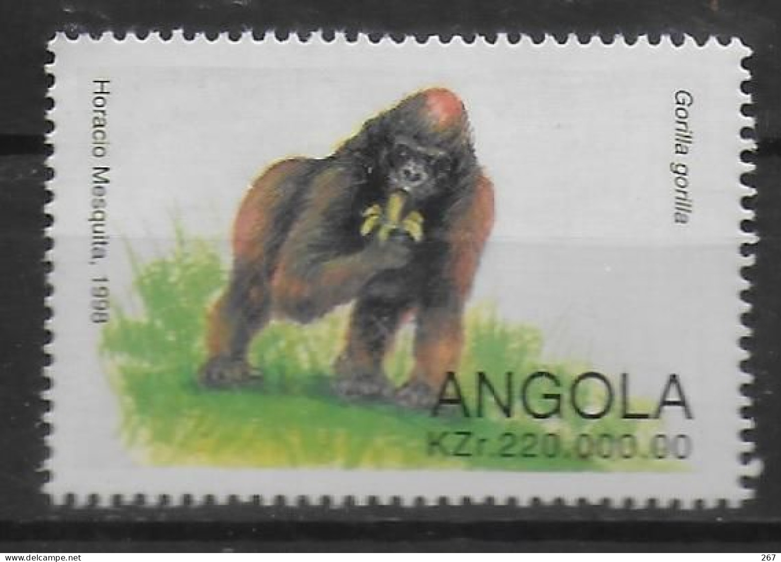 ANGOLA N° 1168 * *   Gorilles - Gorillas