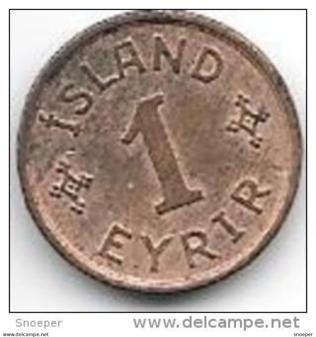 *Iceland 1 Eyrir 1931  KM 5.1  XF+ Iiiiiiii - Island