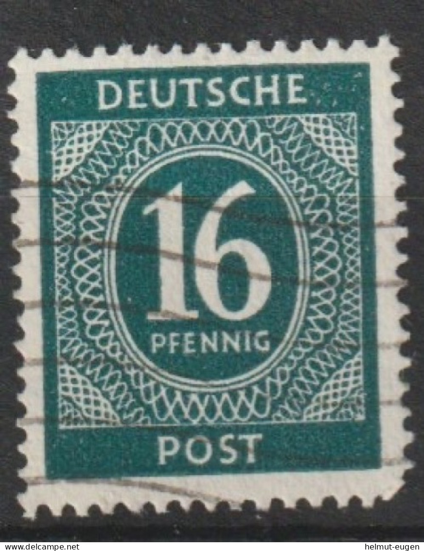 MiNr. 923 Deutschland Alliierte Besetzung Gemeinschaftsausgaben; 1946, Febr./Mai. Freimarken: I. Kontrollratsausgabe - Gebraucht