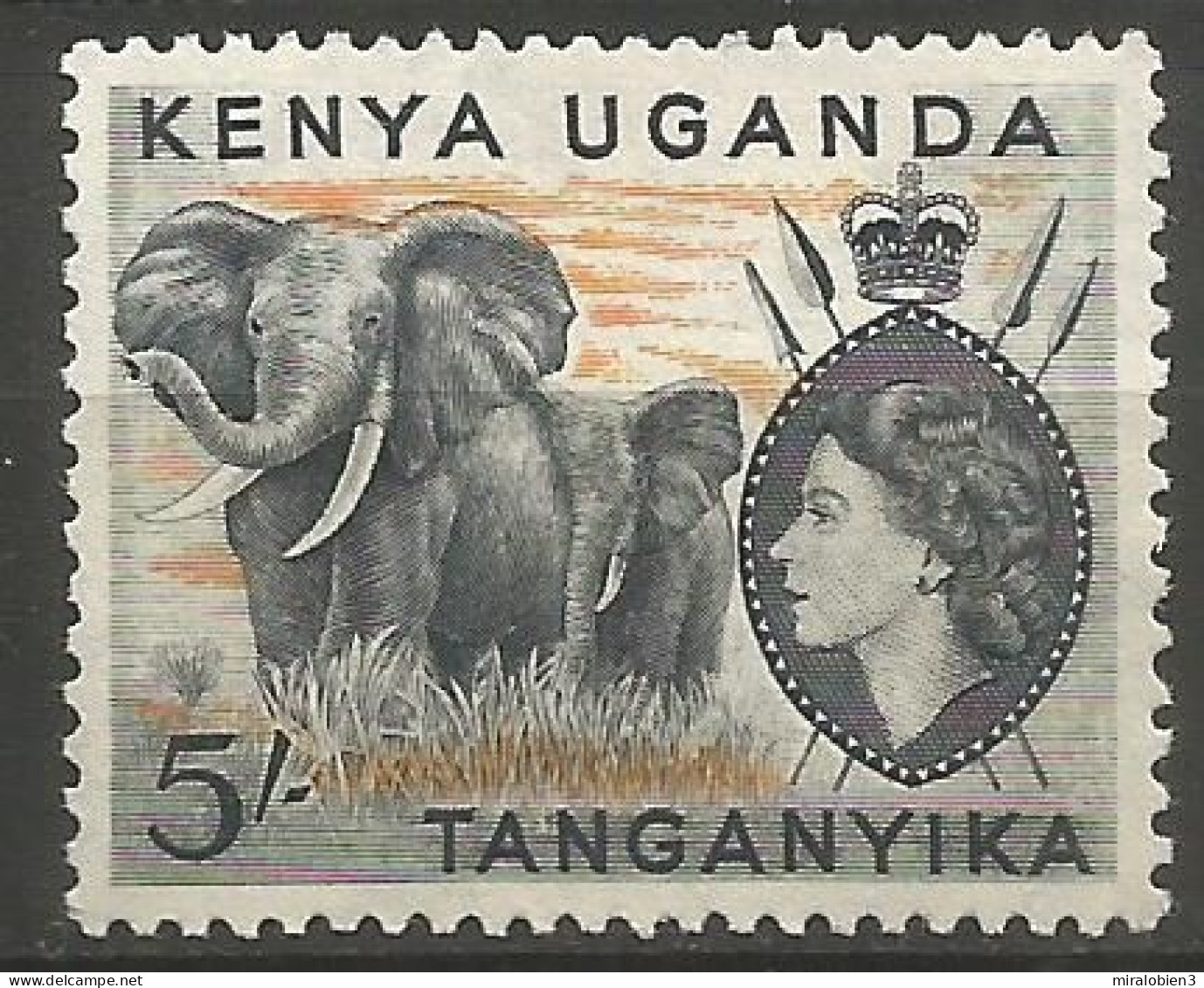 KENIA COLONIA BRITANICA YVERT NUM. 99 NUEVO SIN GOMA - Kenya, Uganda & Tanganyika