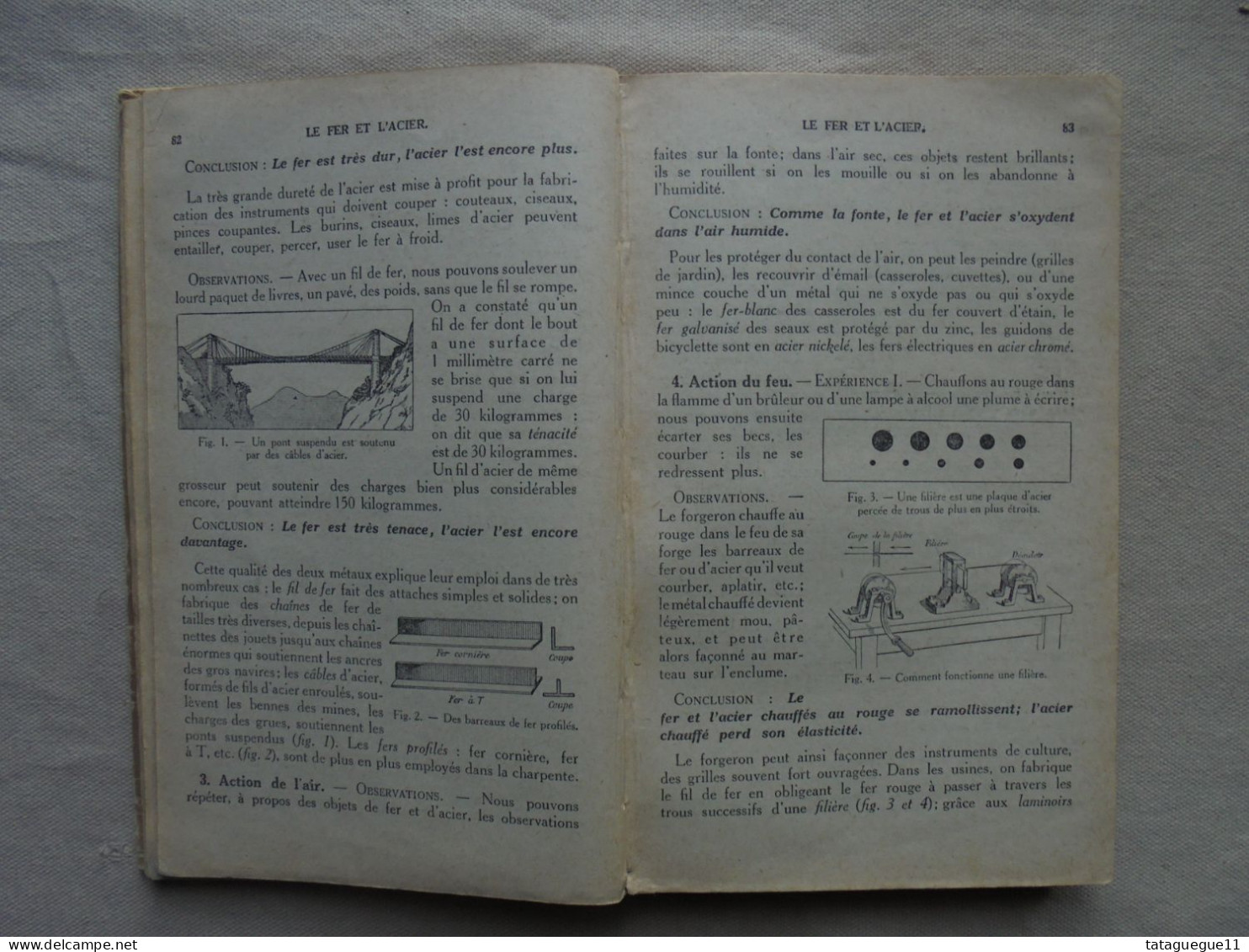 Ancien - Livre Leçons de Choses Cours Moyen Hachette 1942