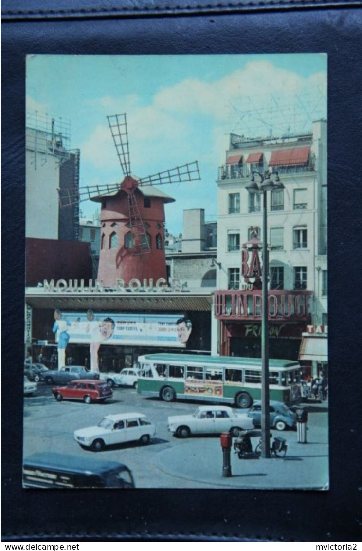 PARIS - LE MOULIN ROUGE : A L'Affiche TONY CURTIS Et JERRY LEWIS - Kabarett