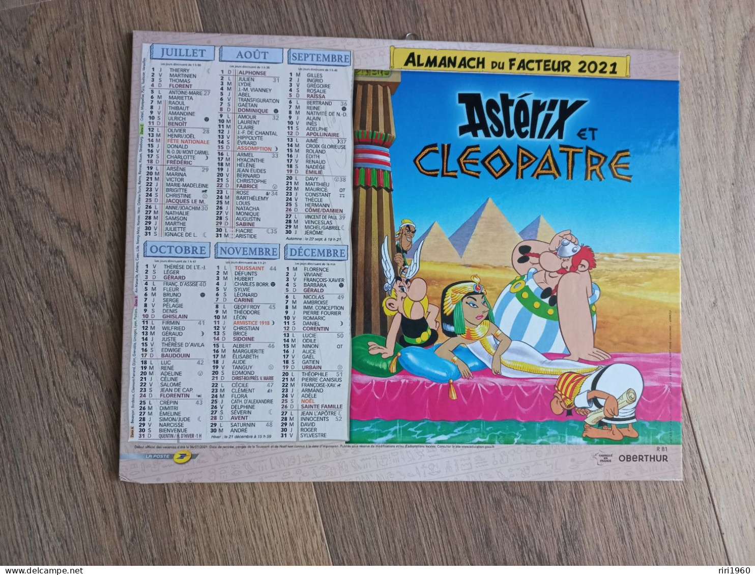 Almanach Du Facteur. Asterix Et Obelix. - Big : 2001-...