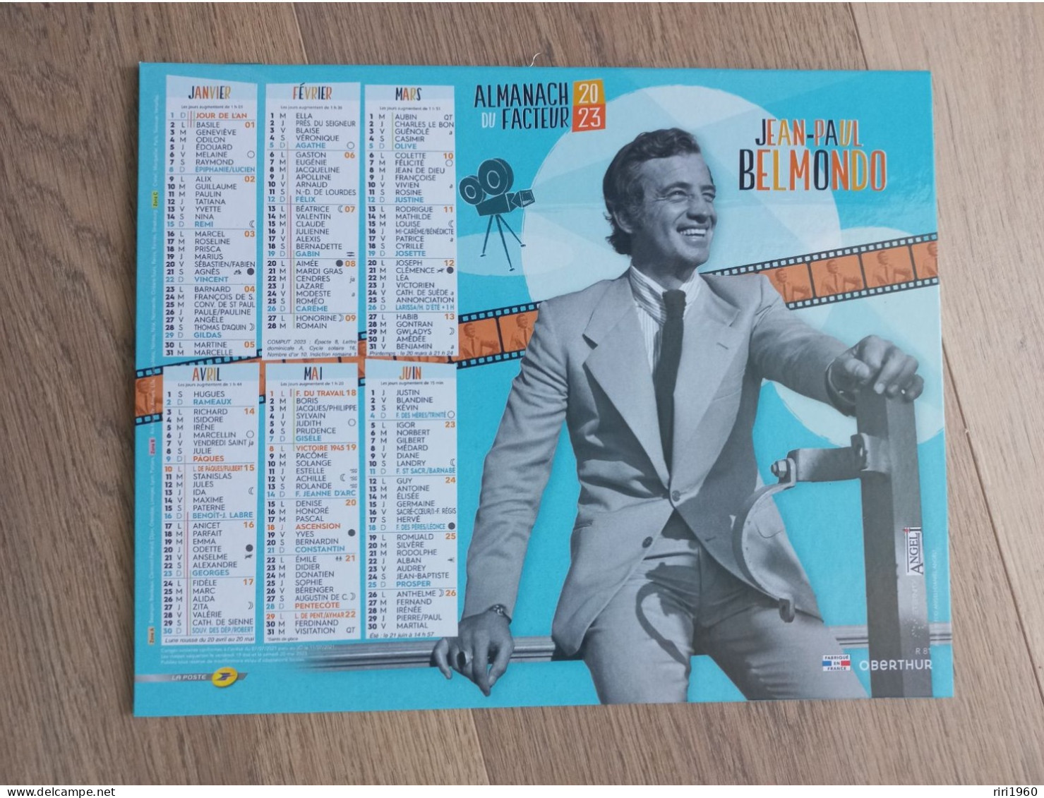 Almanach Du Facteur. Jean Paul Belmondo. - Grand Format : 2001-...