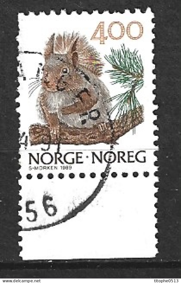 NORVEGE. N°970 Oblitéré De 1989. Ecureuil. - Roedores