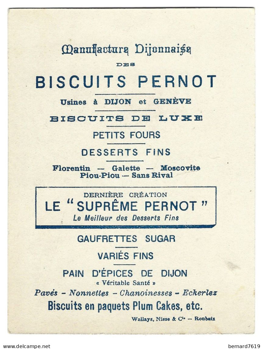 Chromo    Image  - Biscuits Pernot  Dijon  Et Geneve -  Timbres Et Costumes   -  Poste -  Turquie - Pernot