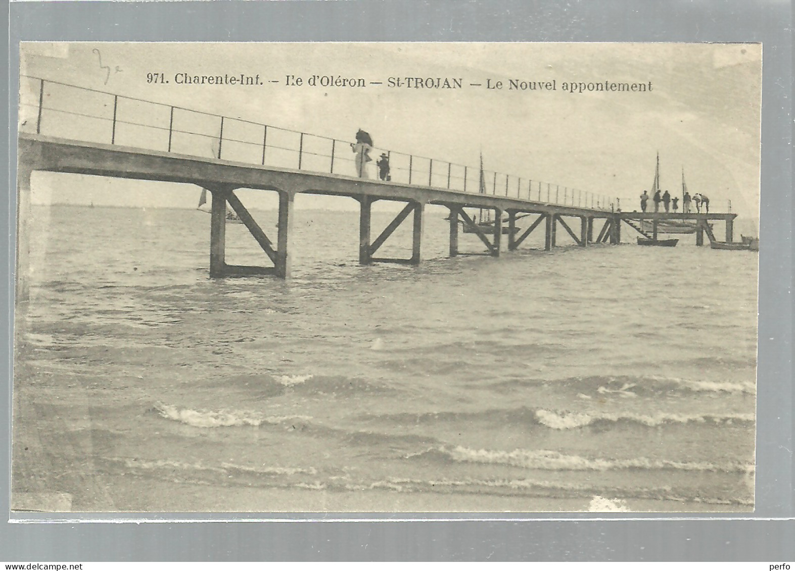 L'appontement De Saint Trojan, Curiosité De L'époque En Béton Armé à La Mer - Saint-Pierre-d'Oleron