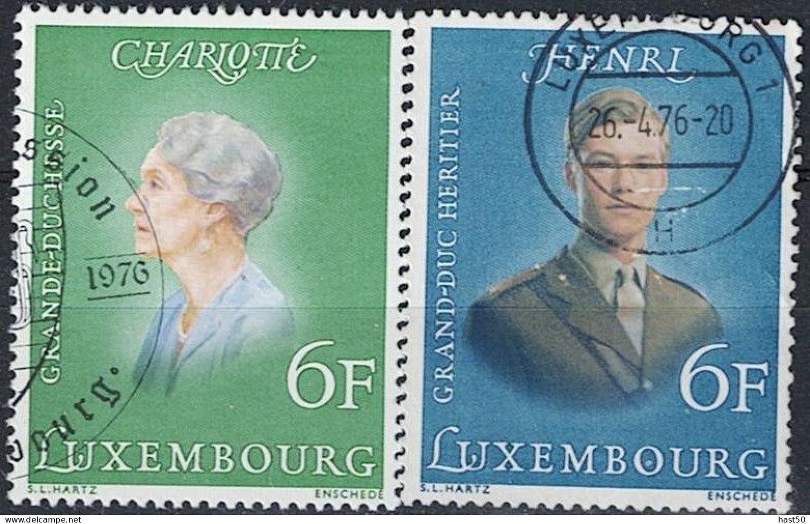 Luxemburg - Jubiläen (MiNr: 922/3) - 1976 Gest Used Obl - Used Stamps