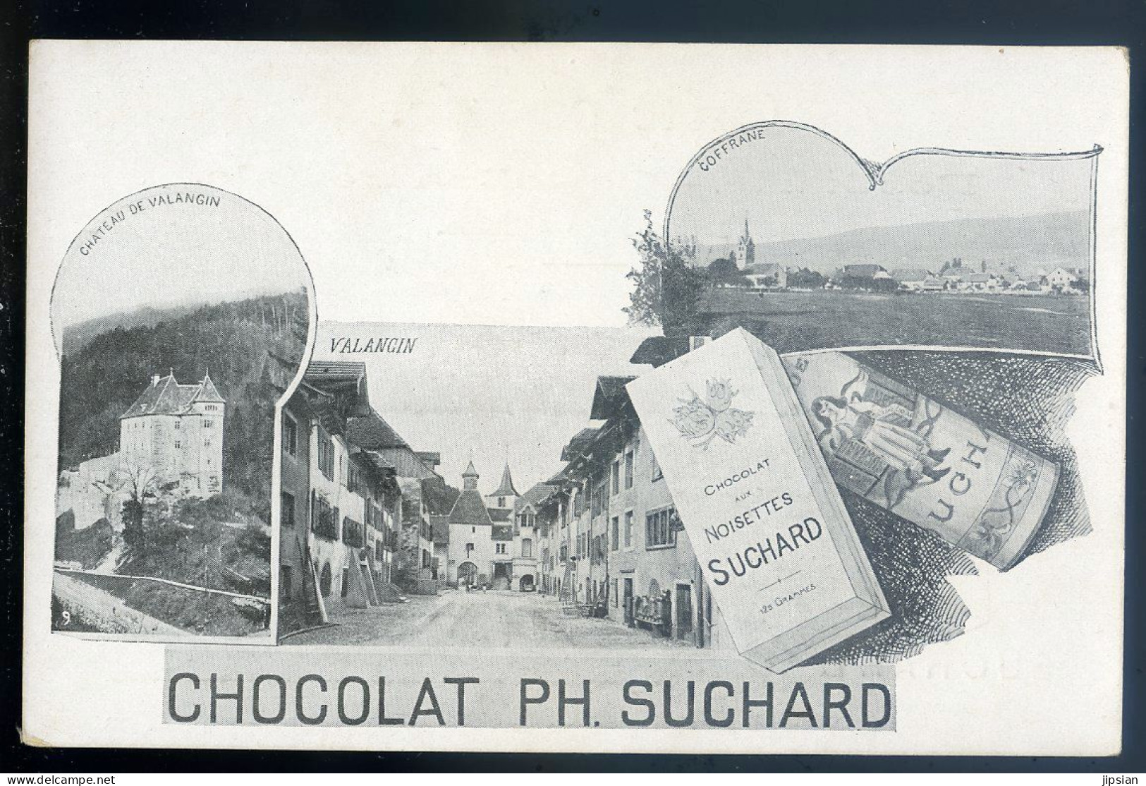 Cpa De Suisse Valangin Coffrane -- Chocolat Suchard   LION23 - Valangin