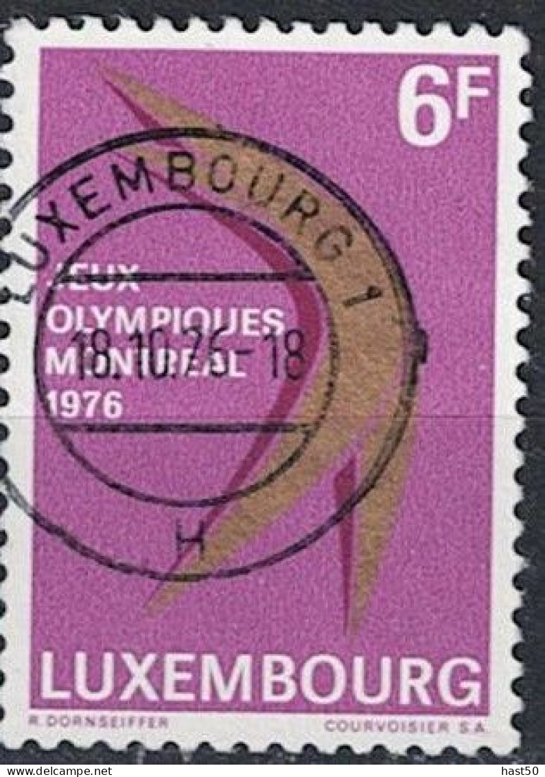 Luxemburg - Olympiase Montreal (MiNr: 931) - 1976 Gest Used Obl - Usati