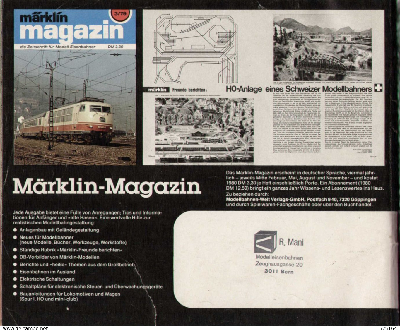 catalogue MÄRKLIN 1980 Gesamtkatalog HO  - Z Mini-Club - I Garten Bahn-  etc