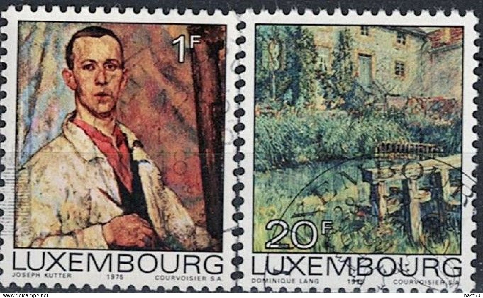 Luxemburg - Gemälde (MiNr: 906/7) - 1975 Gest Used Obl - Used Stamps
