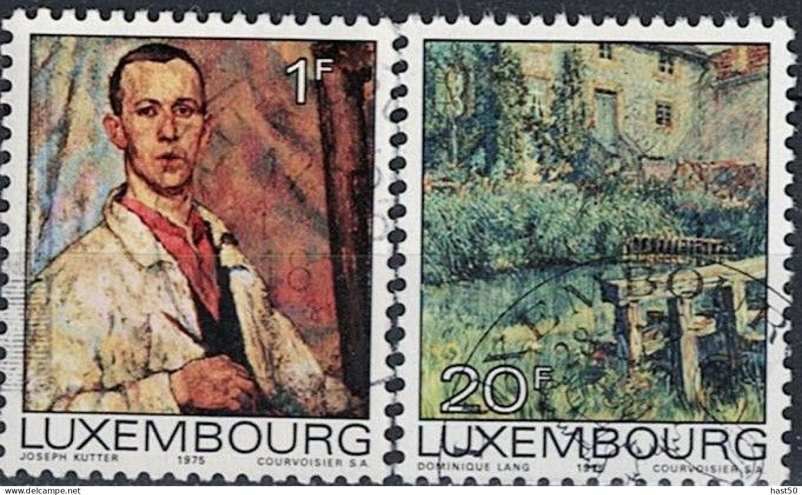 Luxemburg - Gemälde (MiNr: 906/7) - 1975 Gest Used Obl - Gebruikt