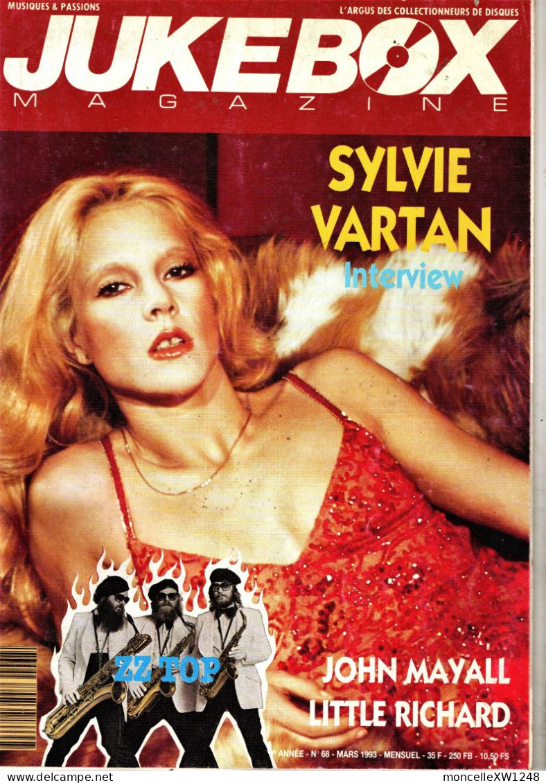 Juke Box Magazine N°68 (mars 1993) - S.Vartan - John Mayal - Little Richard - Música