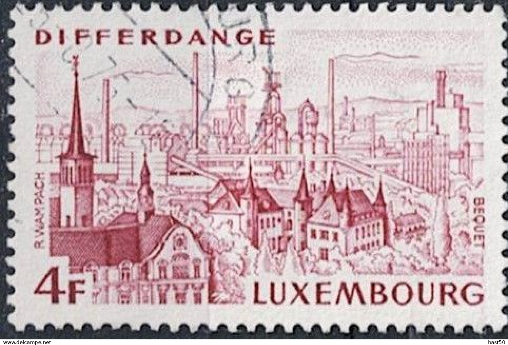 Luxemburg - Industriestadt Differdingen (MiNr: 892) - 1974 Gest Used Obl - Oblitérés